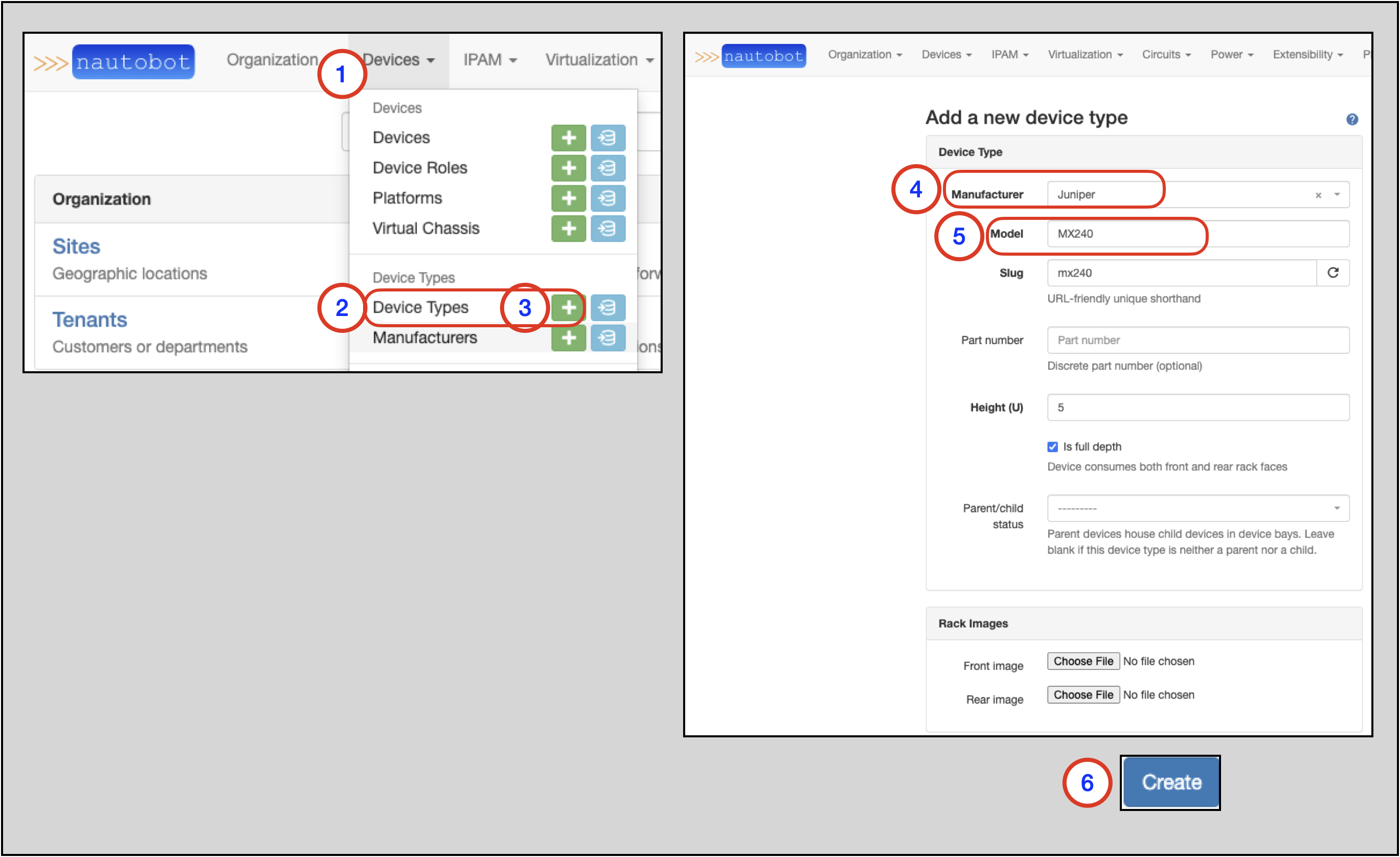 Create a device type